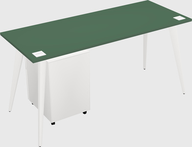 Modern rectangular office desk