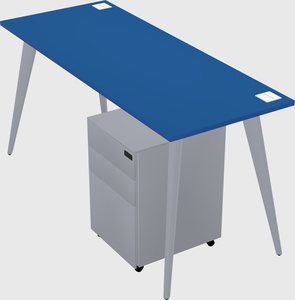 Modern rectangular office desk