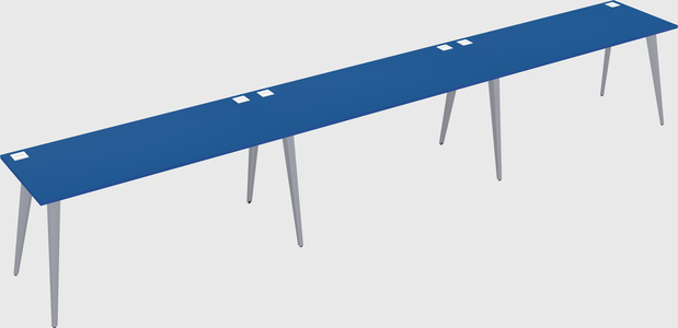 Modern rectangular office desk