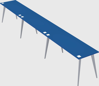 Modern rectangular office desk