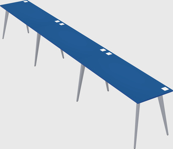 Modern rectangular office desk