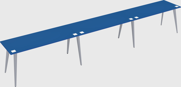 Modern rectangular office desk