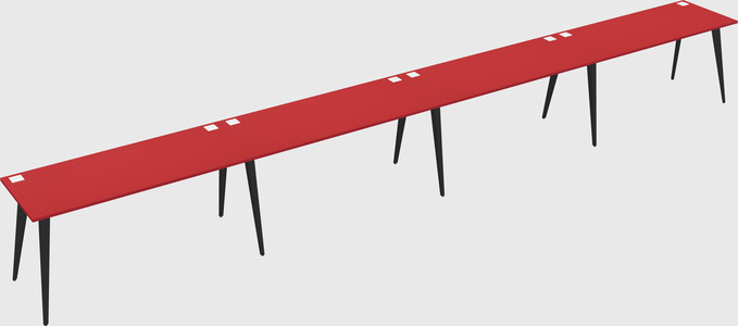 Modern rectangular office desk