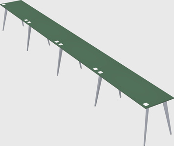 Modern rectangular office desk