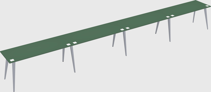 Modern rectangular office desk