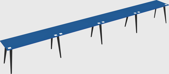 Modern rectangular office desk