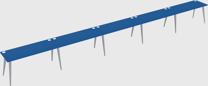 Modern rectangular office desk