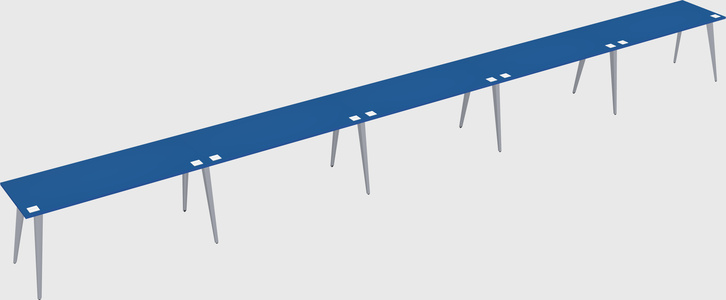 Modern rectangular office desk