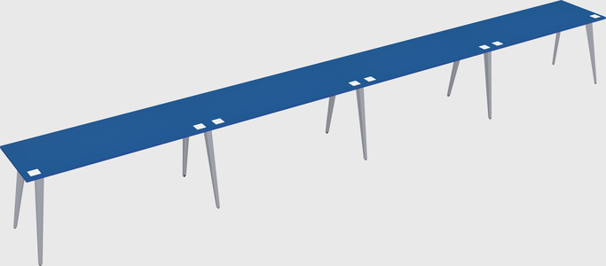 Modern rectangular office desk