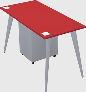Modern rectangular office desk