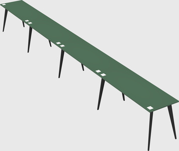 Modern rectangular office desk