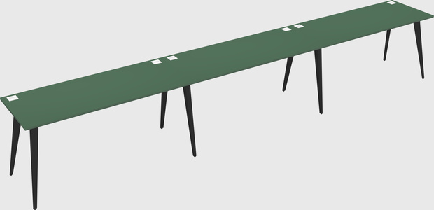 Modern rectangular office desk