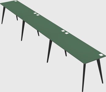Modern rectangular office desk
