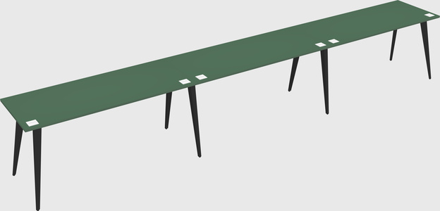 Modern rectangular office desk