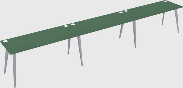 Modern rectangular office desk