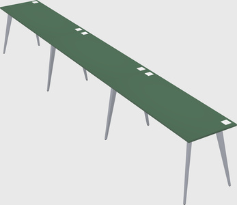 Modern rectangular office desk