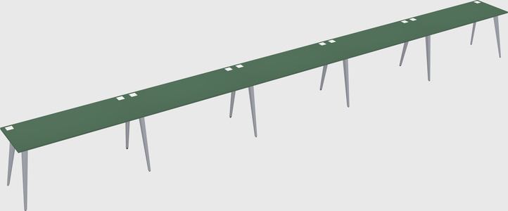 Modern rectangular office desk