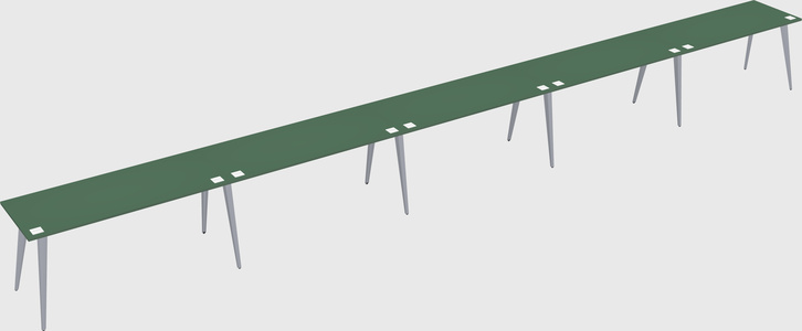 Modern rectangular office desk