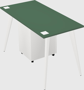 Modern rectangular office desk