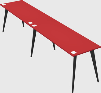 Modern rectangular office desk