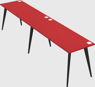Modern rectangular office desk