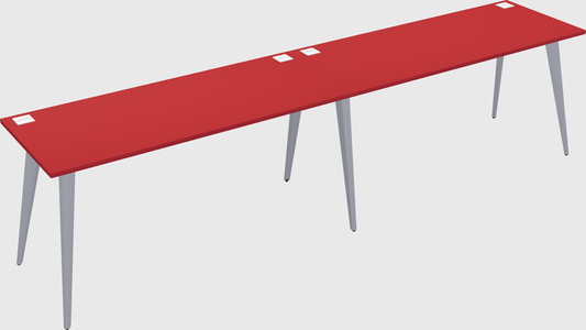 Modern rectangular office desk