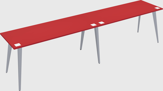 Modern rectangular office desk