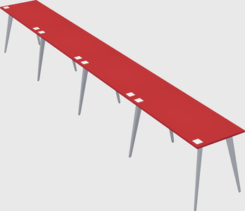Modern rectangular office desk