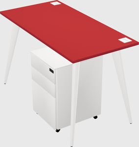 Modern rectangular office desk