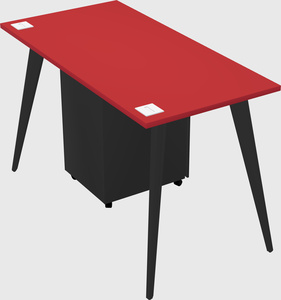 Modern rectangular office desk