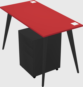 Modern rectangular office desk