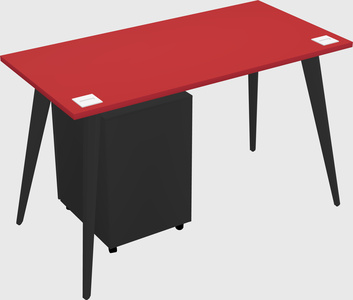 Modern rectangular office desk