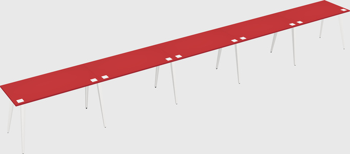Modern rectangular office desk