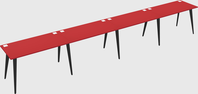 Modern rectangular office desk
