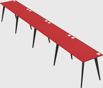 Modern rectangular office desk