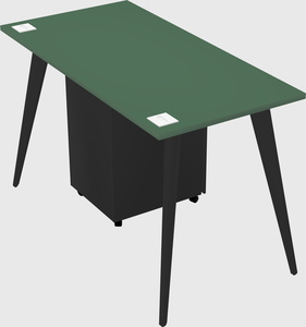 Modern rectangular office desk