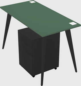 Modern rectangular office desk