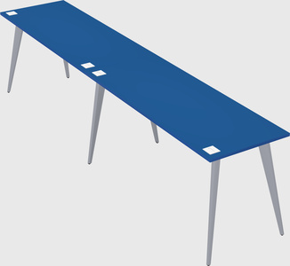 Modern rectangular office desk