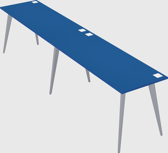 Modern rectangular office desk