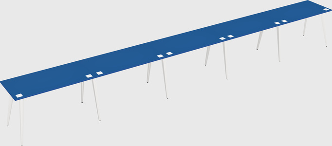 Modern rectangular office desk