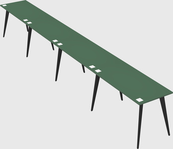 Modern rectangular office desk