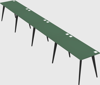 Modern rectangular office desk