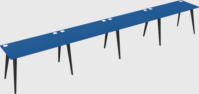 Modern rectangular office desk