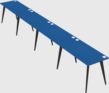 Modern rectangular office desk