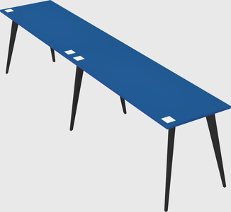 Modern rectangular office desk
