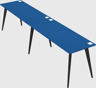 Modern rectangular office desk