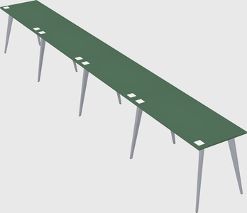 Modern rectangular office desk