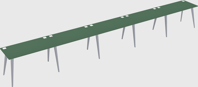 Modern rectangular office desk