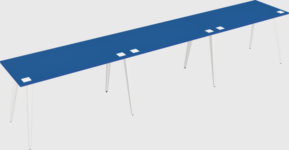 Modern rectangular office desk