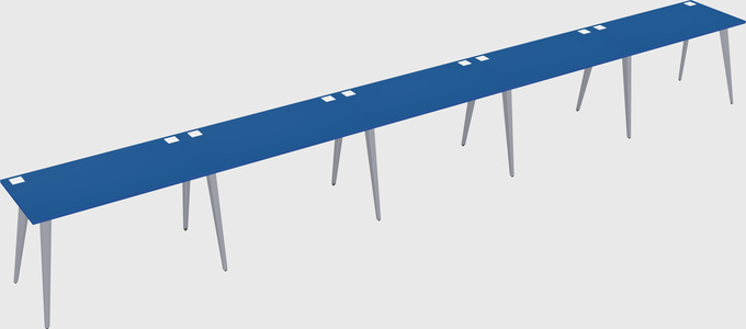 Modern rectangular office desk